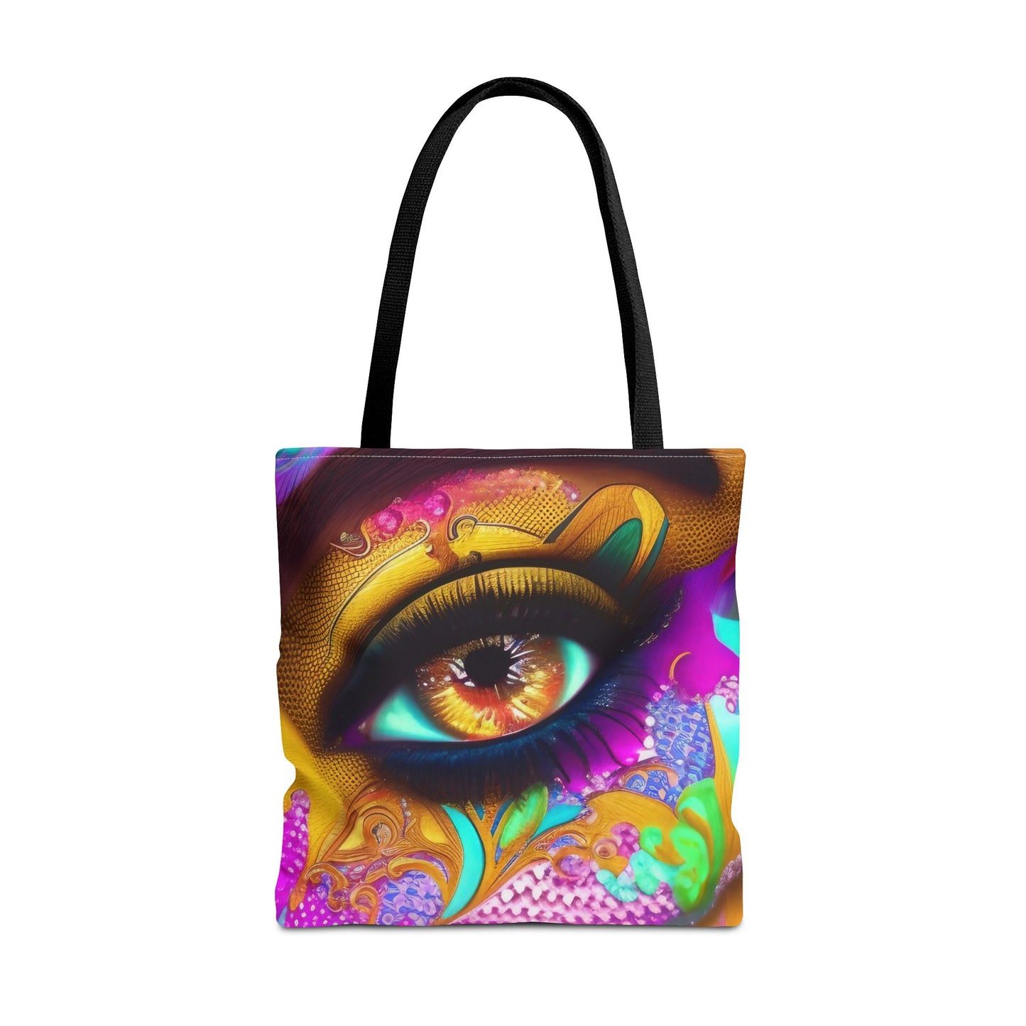 Artistic Eye Tote Bag: Bright and Colorful Abstract Art