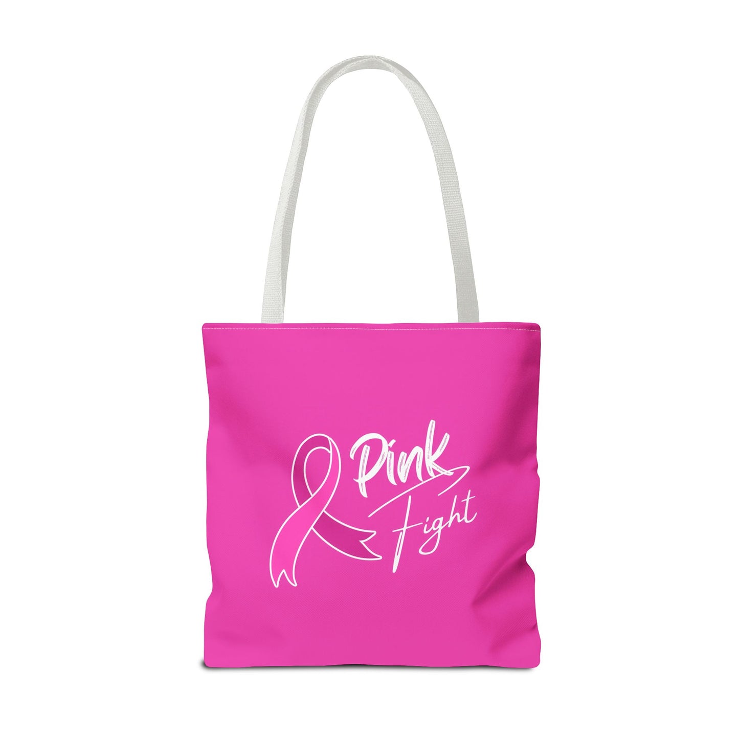 Support in Style: Pink Fight Tote Bag for Breast Cancer Awareness
