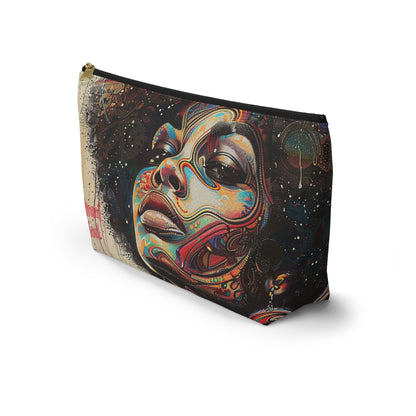 Vibrant Soul Afrocentric Accessory Pouch – Colorful Tribal Art Design