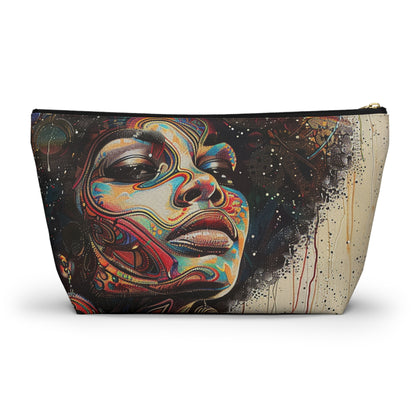 Vibrant Soul Afrocentric Accessory Pouch – Colorful Tribal Art Design