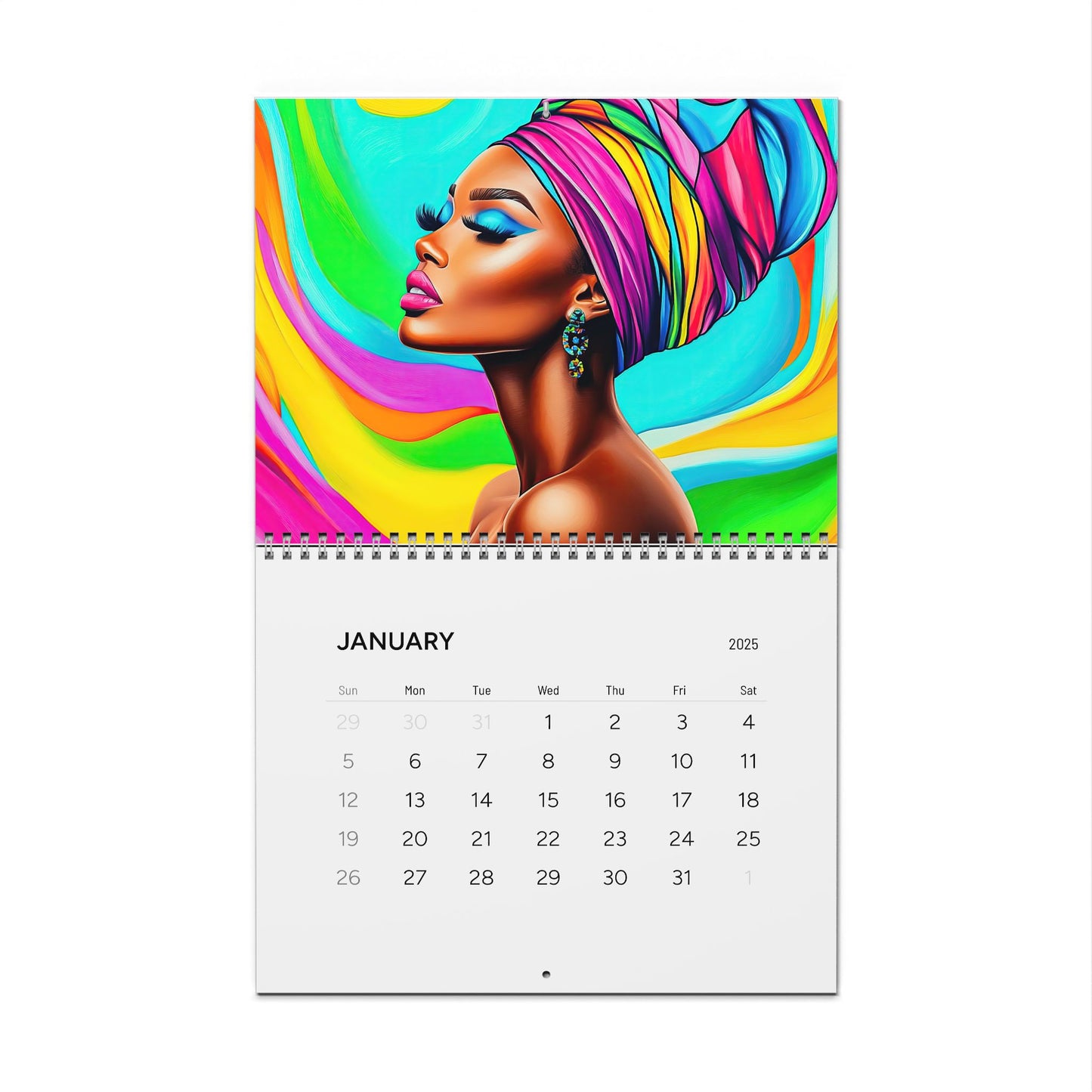 2025 Wall Calendar – Vibrant Large-Format Art & Premium Design