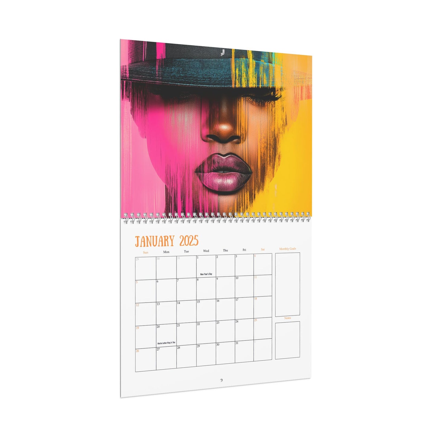 2025 Modern Art Calendar – Vibrant Wall Decor for Any Space