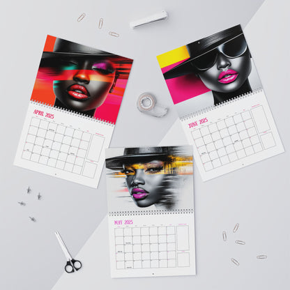 2025 Modern Art Calendar – Vibrant Wall Decor for Any Space