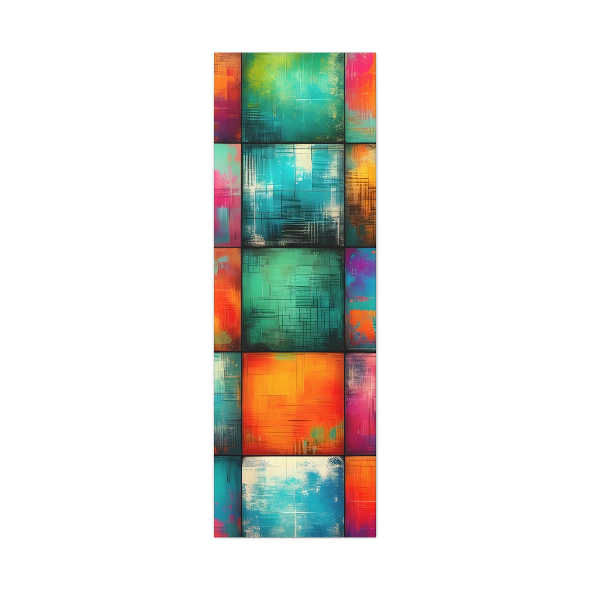 ARTCANVAS Modern A Grid Of Colors Canvas Art store Print