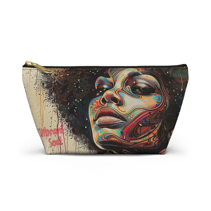 Vibrant Soul Afrocentric Accessory Pouch – Colorful Tribal Art Design