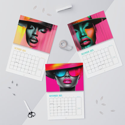 2025 Modern Art Calendar – Vibrant Wall Decor for Any Space