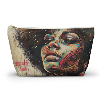 Vibrant Soul Afrocentric Accessory Pouch – Colorful Tribal Art Design