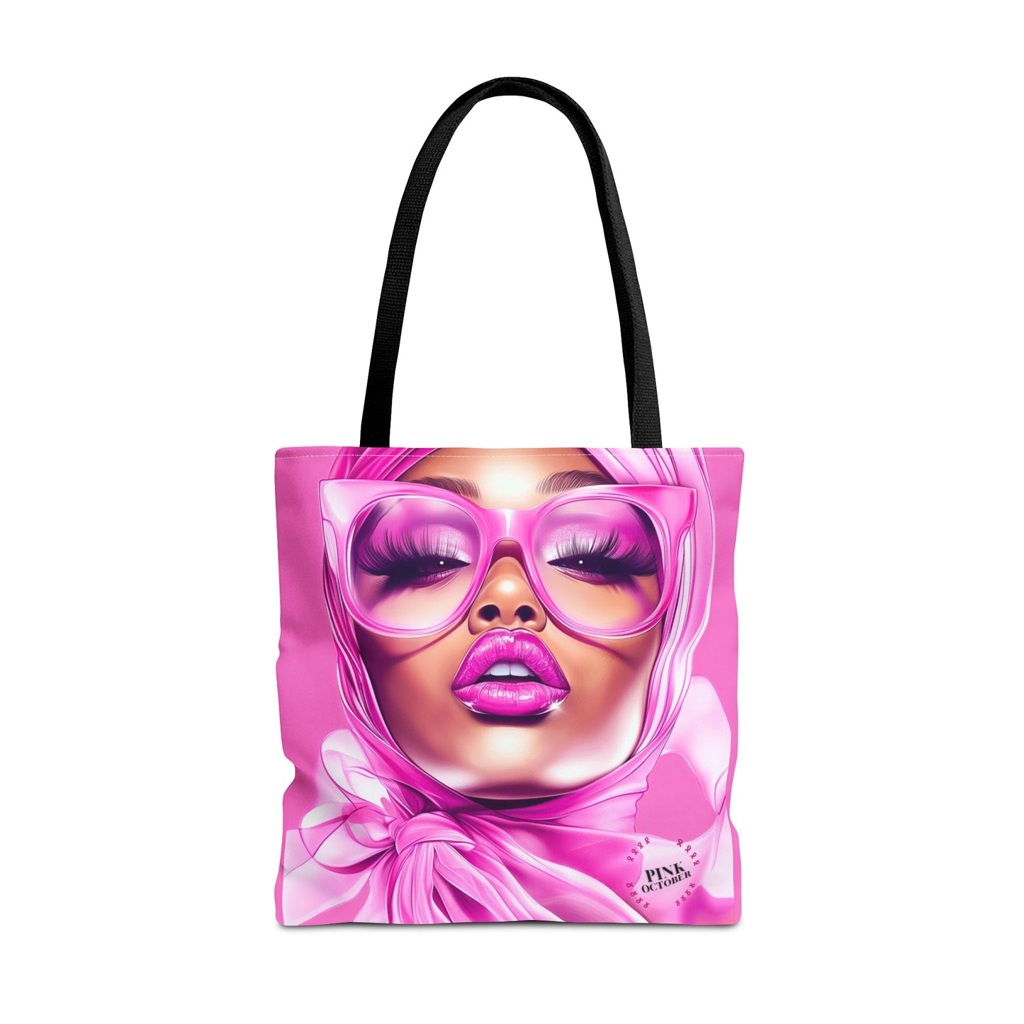 Bold & Beautiful Pink Glam Tote – Celebrate Breast Cancer Awareness with Style