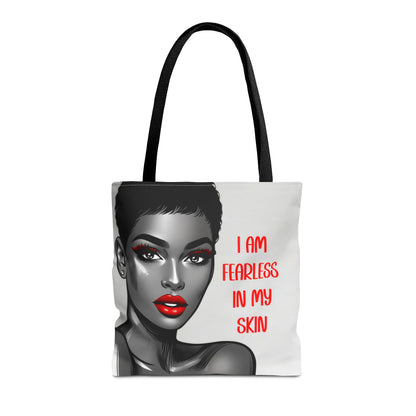 Sassy Style Statement: Fearless in My Skin Tote for Women