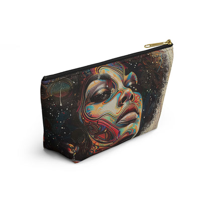 Vibrant Soul Afrocentric Accessory Pouch – Colorful Tribal Art Design