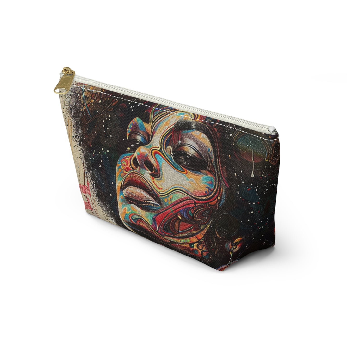 Vibrant Soul Afrocentric Accessory Pouch – Colorful Tribal Art Design