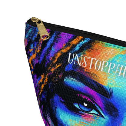 Unstoppable Empowerment Accessory Pouch – Vibrant and Fearless Design